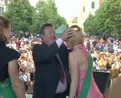 Egy Gyöngyössolymosi egyetemista lány lett a borkirálynő, a városi bornapok keretein belül