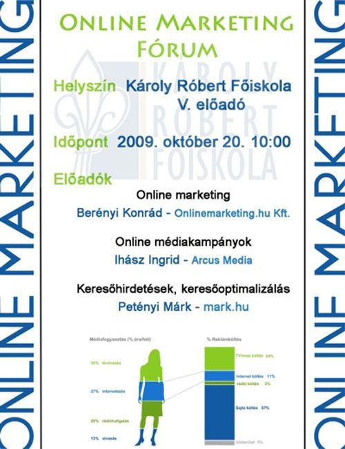 Online Marketing Fórum Plakát