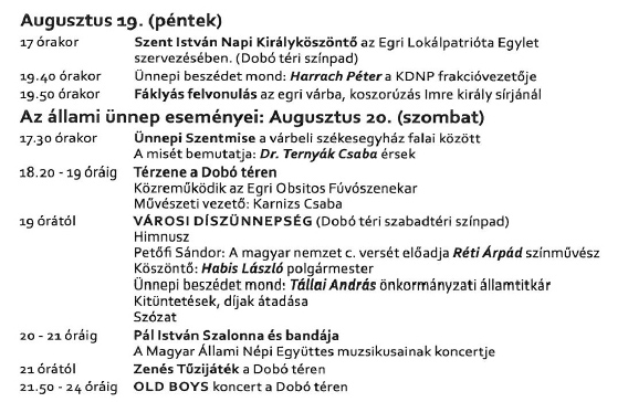 Harrach Péter és Tállai András is részt vesz az ünnepségen