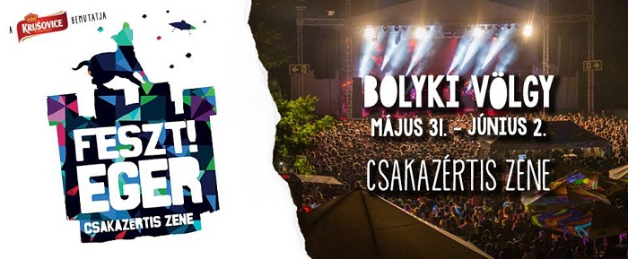 M&aacute;jus 31. &eacute;s j&uacute;nius 2. k&ouml;z&ouml;tt v&aacute;rj&aacute;k a fesztiv&aacute;loz&oacute;kat Egerben